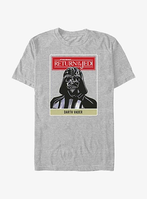 Star Wars Return of the Jedi 40th Anniversary Darth Vader Poster T-Shirt
