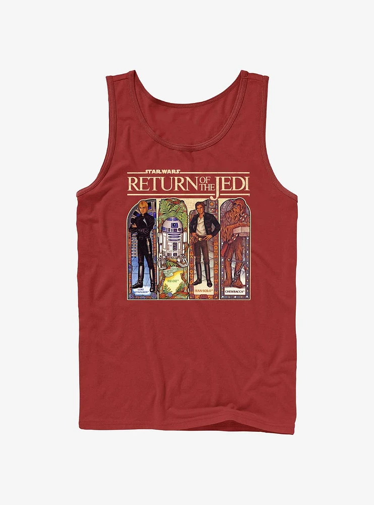 Star Wars Return of the Jedi 40th Anniversary Stained Glass Lineup Tank