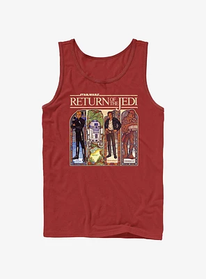 Star Wars Return of the Jedi 40th Anniversary Stained Glass Lineup Tank