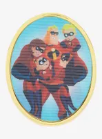 Loungefly Disney Pixar The Incredibles Lenticular Family Portrait Enamel Pin - BoxLunch Exclusive