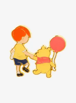 Loungefly Disney Winnie the Pooh Christopher Robin & Pooh Bear Enamel Pin - BoxLunch Exclusive