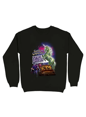 Space Unicorn Sweatshirt By Steven Rhodes