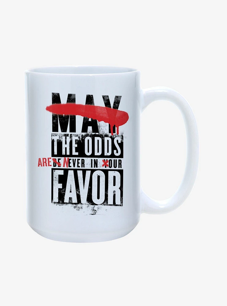 Hunger Games The Odds Are Never In Our Favor Mug 15oz