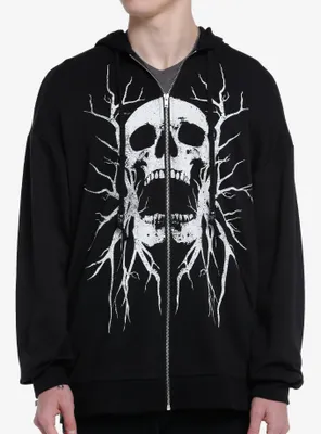 Social Collision Screaming Skull Hoodie