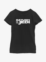 Star Wars Return Of The Jedi Logo Youth Girls T-Shirt