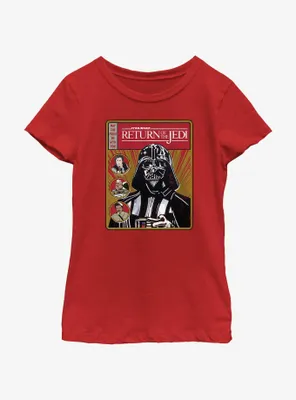 Star Wars Return Of The Jedi Vader Cover Youth Girls T-Shirt