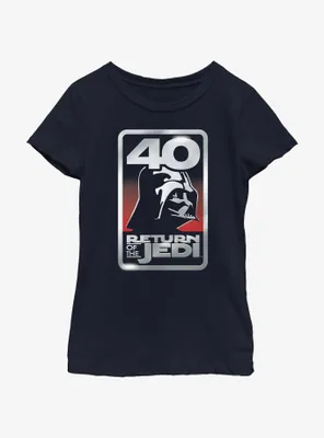 Star Wars Return Of The Jedi 40th Anniversary Youth Girls T-Shirt