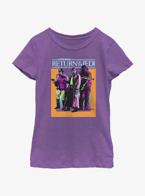 Star Wars Return Of The Jedi Comic Cover Youth Girls T-Shirt