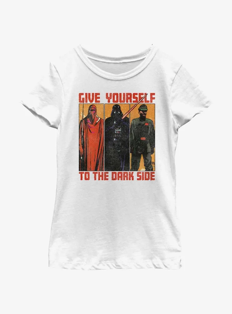 Star Wars Return Of The Jedi Give Yourself To Dark Side Youth Girls T-Shirt