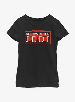 Star Wars Return Of The Jedi Title Logo Youth Girls T-Shirt