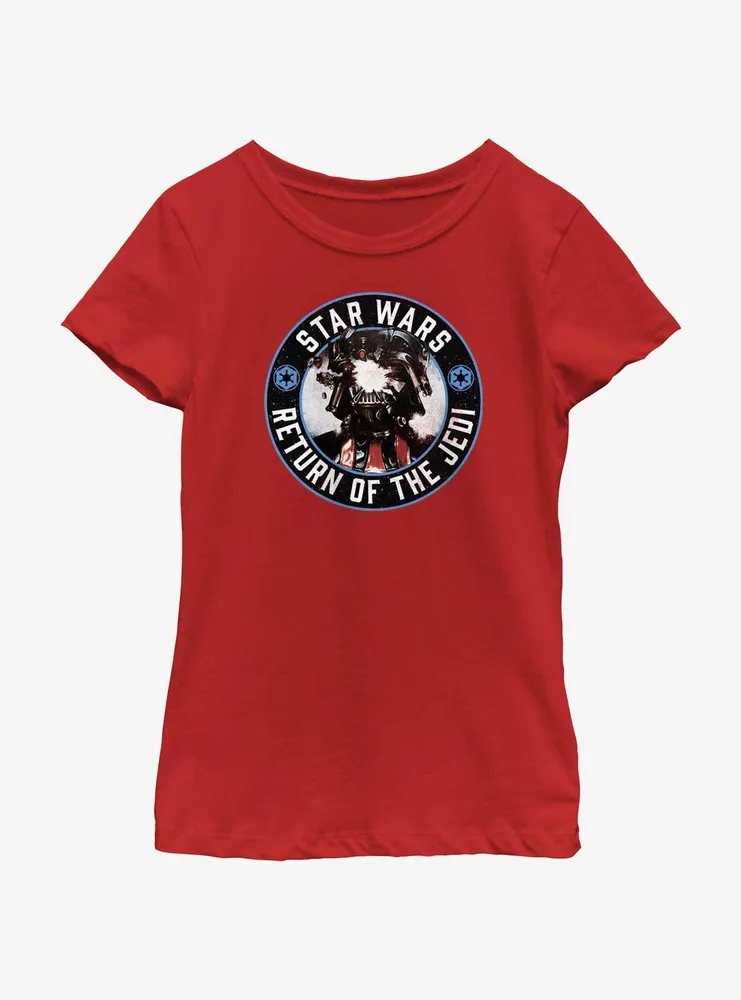 Star Wars Return Of The Jedi Vader Icon Youth Girls T-Shirt