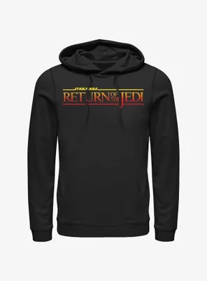 Star Wars Return Of The Jedi Sunset Logo Hoodie
