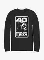 Star Wars Return Of The Jedi 40th Anniversary Badge Long-Sleeve T-Shirt