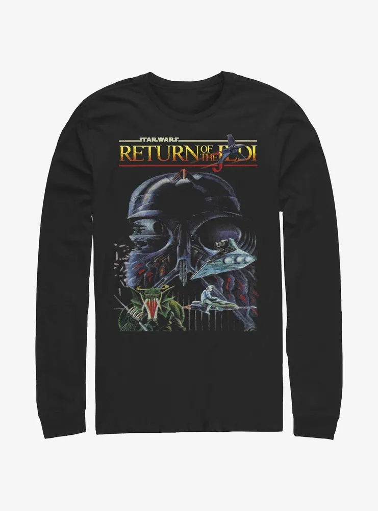 Star Wars Return Of The Jedi Concept Art Poster Long-Sleeve T-Shirt