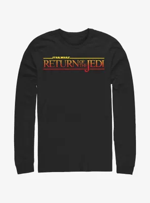 Star Wars Return Of The Jedi Sunset Logo Long-Sleeve T-Shirt