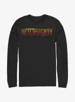 Star Wars Return Of The Jedi Sunset Logo Long-Sleeve T-Shirt