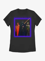 Star Wars Return OF The Jedi Characters Box Womens T-Shirt