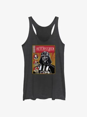 Star Wars Return Of The Jedi Vader Cover Womens Tank Top