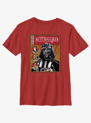 Star Wars Return Of The Jedi Vader Cover Youth T-Shirt