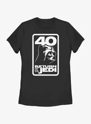 Star Wars Return Of The Jedi 40th Anniversary Badge Womens T-Shirt