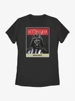 Star Wars Return Of The Jedi Darth Vader Badge Womens T-Shirt