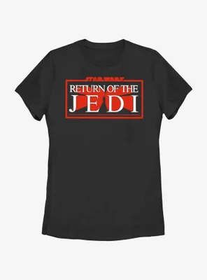 Star Wars Return Of The Jedi Title Logo Womens T-Shirt