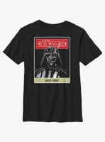 Star Wars Return Of The Jedi Darth Vader Badge Youth T-Shirt