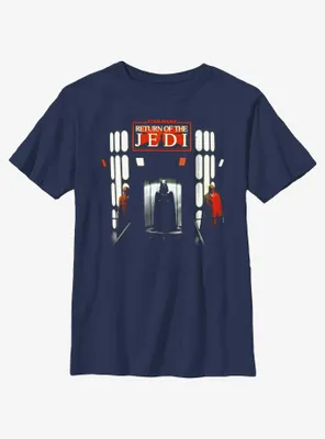 Star Wars Return Of The Jedi Scene Poster Youth T-Shirt