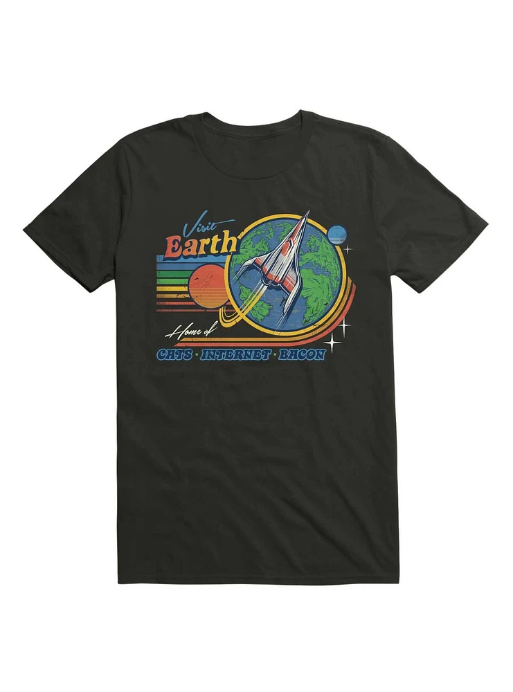 Visit Earth T-Shirt By Steven Rhodes