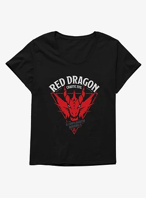 Dungeons & Dragons Red Dragon Girls T-Shirt Plus