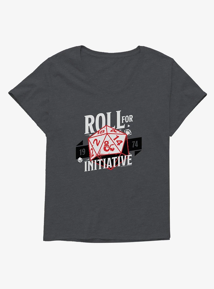 Dungeons & Dragons Roll For Initiative Girls T-Shirt Plus