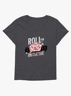 Dungeons & Dragons Roll For Initiative Girls T-Shirt Plus
