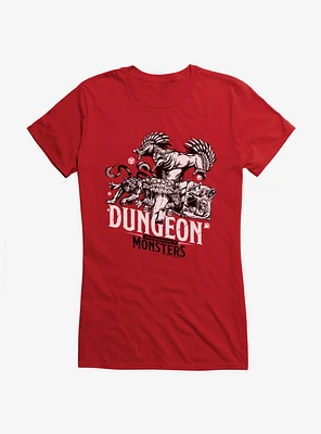 Dungeons & Dragons Monsters Group Girls T-Shirt