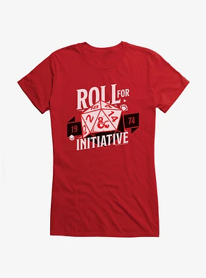 Dungeons & Dragons Roll For Initiative Girls T-Shirt