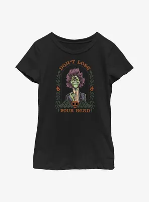 Disney Hocus Pocus 2 Don't Lose Your Head Billy Butcherson Youth Girls T-Shirt
