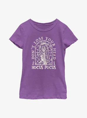 Disney Hocus Pocus 2 Don't Lose Your Head Billy Tombstone Youth Girls T-Shirt