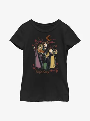 Disney Hocus Pocus 2 Witchful Thinking Sisters Youth Girls T-Shirt