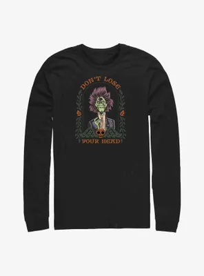 Disney Hocus Pocus 2 Don't Lose Your Head Billy Butcherson Long-Sleeve T-Shirt