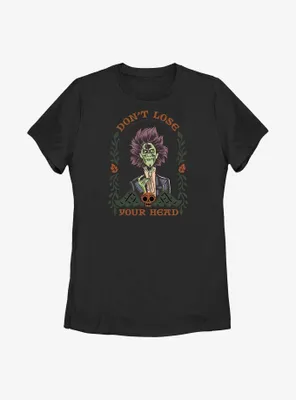 Disney Hocus Pocus 2 Don't Lose Your Head Billy Butcherson Womens T-Shirt