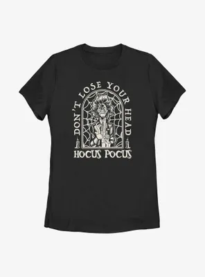 Disney Hocus Pocus 2 Don't Lose Your Head Billy Tombstone Womens T-Shirt
