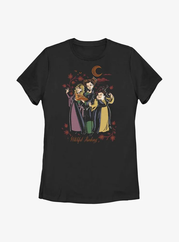 Disney Hocus Pocus 2 Witchful Thinking Sisters Womens T-Shirt