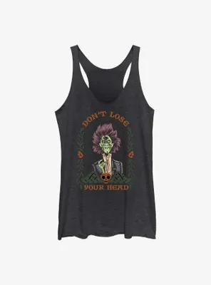 Disney Hocus Pocus 2 Don't Lose Your Head Billy Butcherson Womens Tank Top