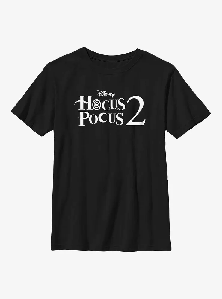 Disney Hocus Pocus 2 Stacked Logo Youth T-Shirt