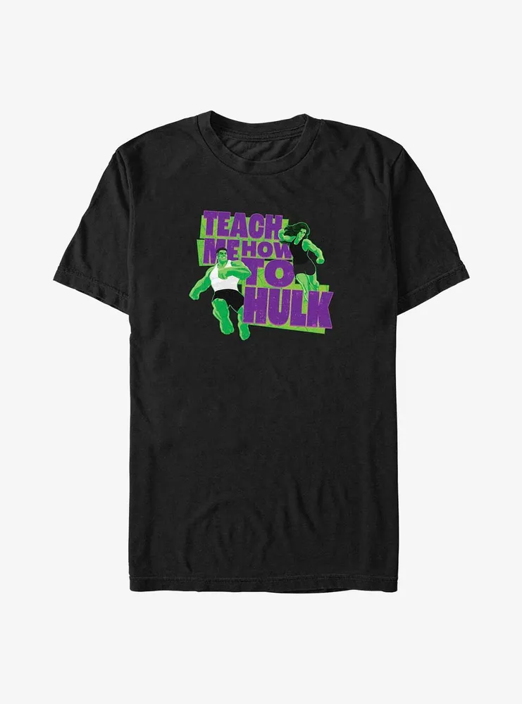 Marvel Hulk And She-Hulk Teach Me How To T-Shirt