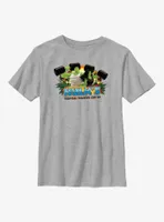 Marvel Hulk And She-Hulk Tropical Training Center Youth T-Shirt