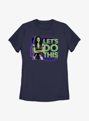 Marvel She-Hulk Let's Do This Womens T-Shirt