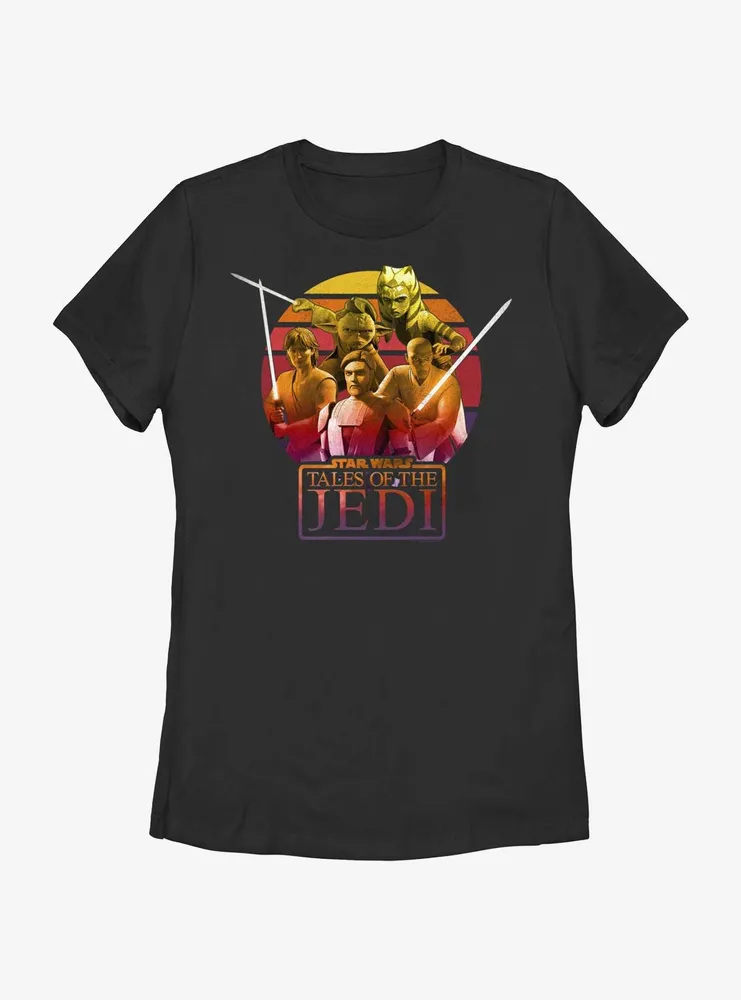 Star Wars: Tales of the Jedi Sunset Group Womens T-Shirt