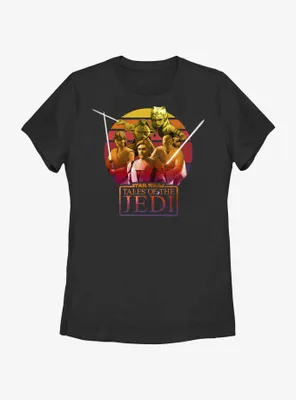 Star Wars: Tales of the Jedi Sunset Group Womens T-Shirt