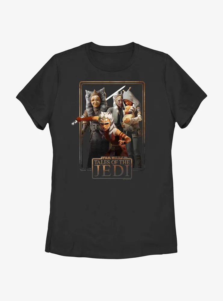 Star Wars: Tales of the Jedi Togruta Family Poster Womens T-Shirt