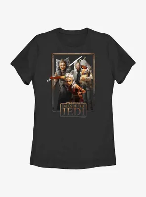 Star Wars: Tales of the Jedi Togruta Family Poster Womens T-Shirt